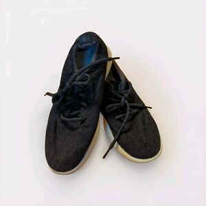 Allbirds Shoes Sneakers Womens 8 Black Wool Runners Lace Up Running Comfort